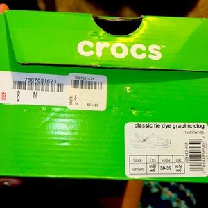 Classic Tie Die Graphic Clog